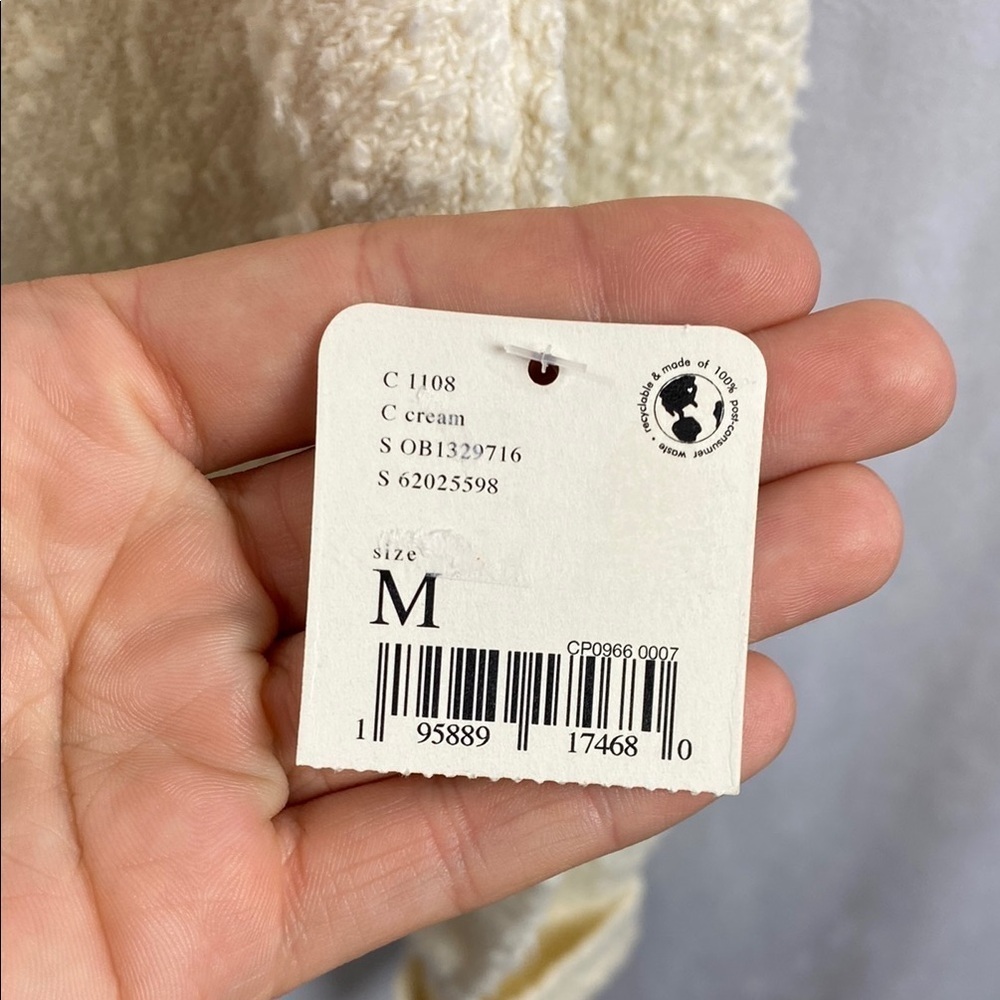 Free People NWT Found My Friend Cardi - Cream - Size Medium - Picture 10 of 13